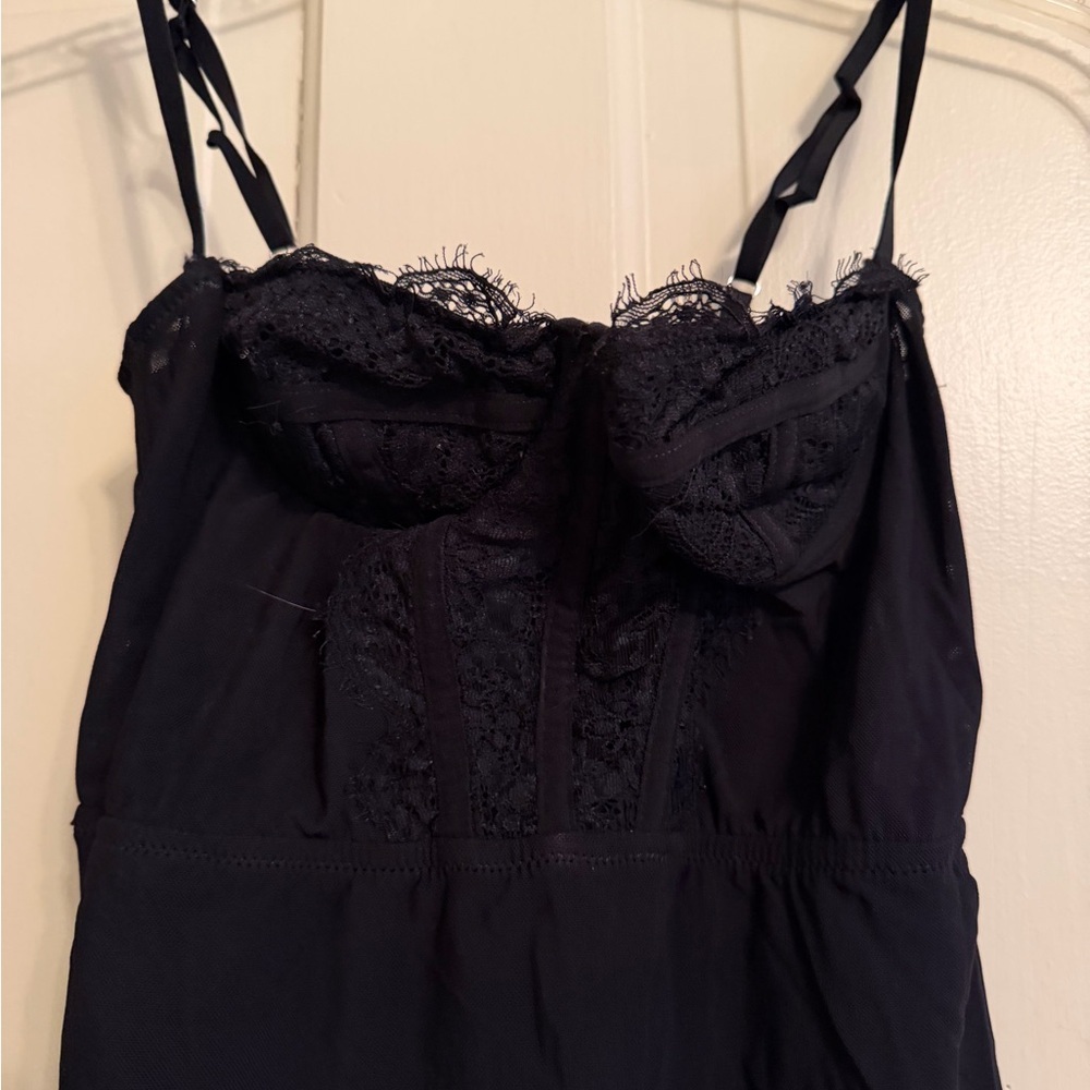 Urban Outfitters Black Slip Dress - Picture 3 of 5